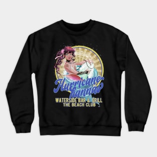 Hurricane Hannas Waterside Bar & Grill Beach Club Crewneck Sweatshirt